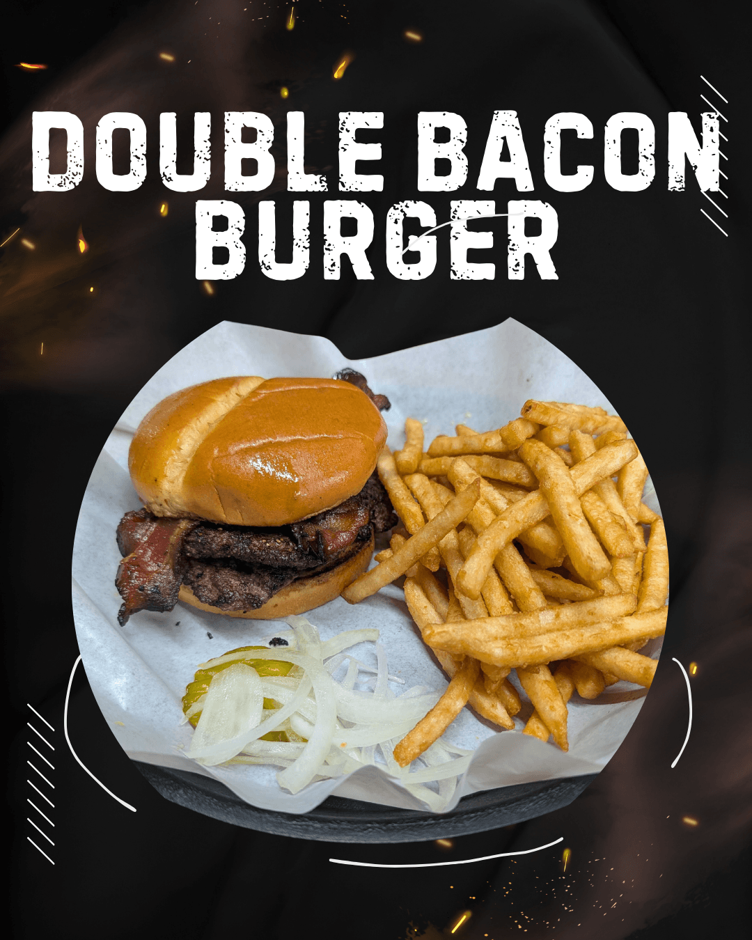 Double Bacon Burger