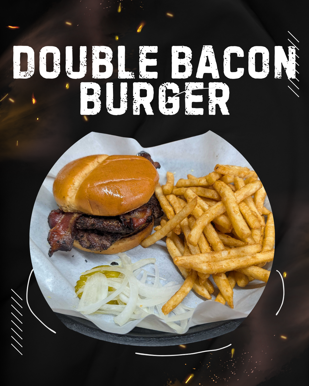 Double Bacon Burger
